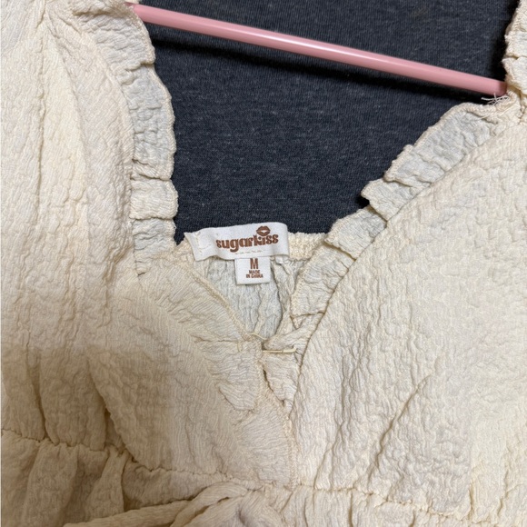 White Ruffle Top - Picture 6 of 6